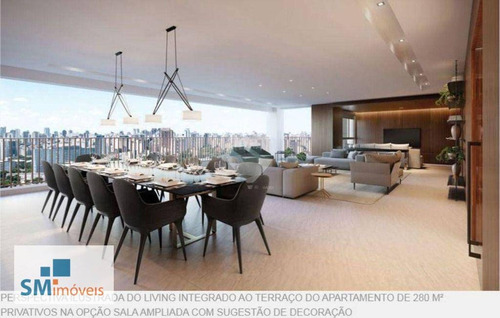 Imagem 6 de 16 de Cobertura Com 4 Dormitórios À Venda, 280 M² Por R$ 7.200.000 - Moema - São Paulo/sp - Co0218