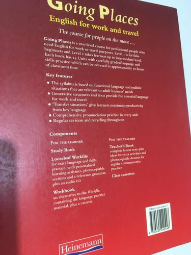 Going Places English For Work And Travel-study Book Two.