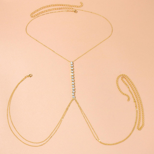 Sujetadores Cadena Cuerpo Cadena Ajustable Joyería De Moda