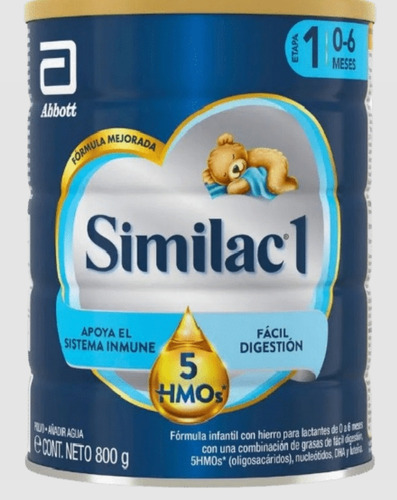 Leche Similac Etapa 1 De 0-6 Meses 