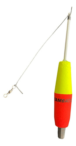 Boia Jr Pesca Torpedo Tambatinga - 60g - Amarelo / Vermelho