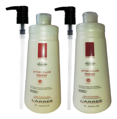 L'arrëe After Color Shampoo E Máscara P/cabelos Coloridos 1l