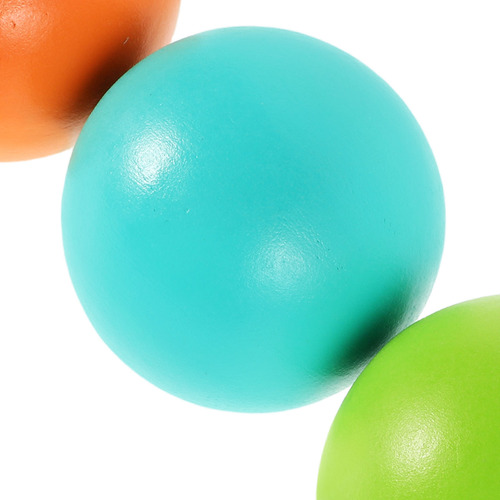 3 Peças De Bolas De Croquet De Madeira, 7 Cm, Substituição D