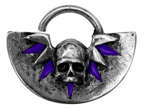 Piercing Imala Mictlan Septum Para Nariz En Plata Color Plata X 1u