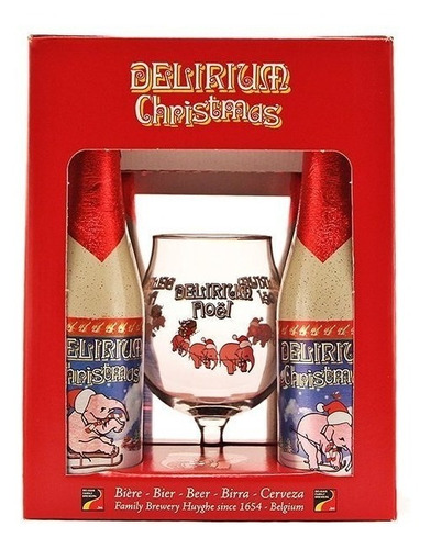 Cerveza Importada Belga Delirium Christm - mL a $87