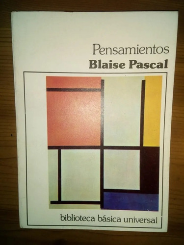 Libro Pensamientos Blaise Pascal