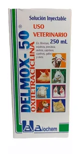 Delmox-100 Oxitetraciclina 50 Mg Inyectable Frasco De 250 Ml