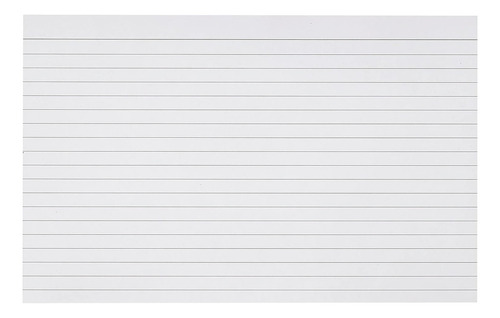 Fichas Tarjetas Bibliográficas Blancas 50 Un 10x15 Cm