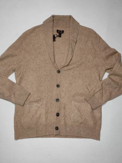 State Fusio Jersey de Lana Cachemira de Manga Larga con Cuello Redondo Hombre