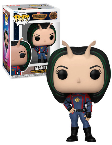 Boneco de ação original da Marvel Funko Pop Mantis #1206 Guardians Of The Galaxy Vol 3