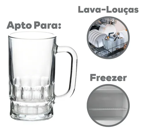 Jarra de cerveza y cerveza, vaso de vidrio de 360 ml, kit de restaurante, 6