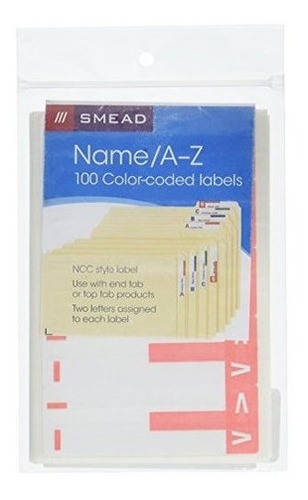 Etiquetas Codificadas Por Colores Smead Alphaz Ncc