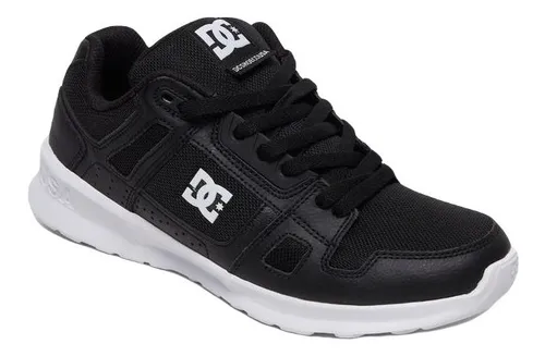 Zapatilla Dc Shoes Stag Lite Hombre Liviana Negra Skate