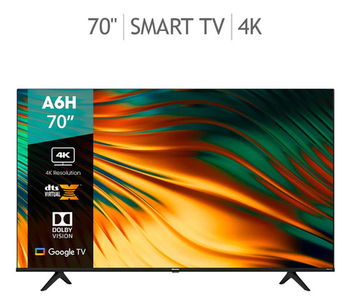 Hisense Pantalla 70'' 4k Uhd Smart Tv
