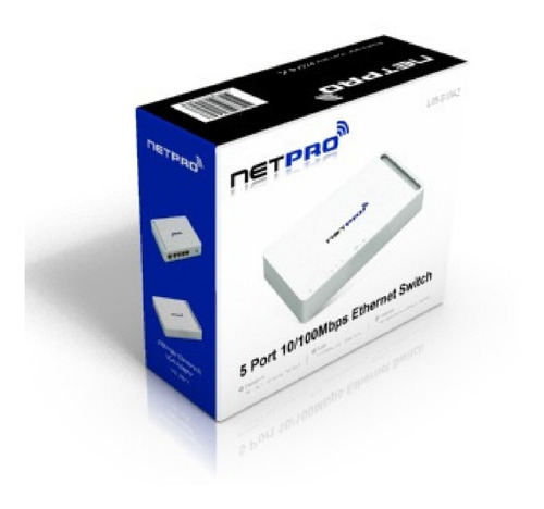 Switch Netpro 5 Puertos Lw-005i 10-100 Rj45 Red 