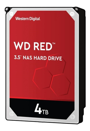 Imagen 1 de 1 de Disco Rigido 4tb Wd Sataiii Red 256m
