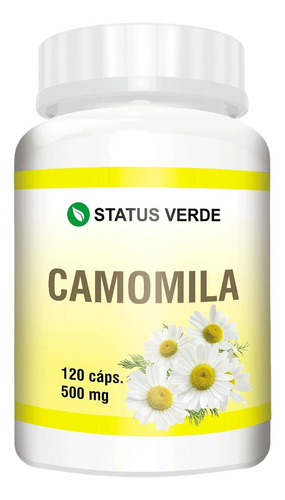 3 Potes Camomila Pura 100% Natural Kit 360 Cáps De 500mg Sabor