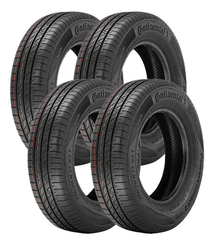 Jogo 4 Pneus Continental Aro 14 Powercontact 2 185/70r14 88h