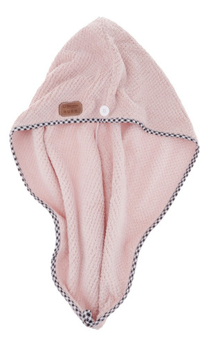 Imagen 1 de 6 de Cómoda Toalla Para Secado De Pelo Turbante De Microfibra