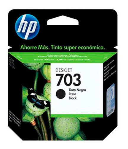 Cartucho De Tinta Hp 703 Negra Original