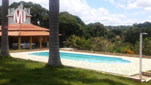 Linda Chácara Com 5 Dormitórios, Piscina, Pomar, Perto Da Cidade, À Venda, 2900 M² Por R$ 550.000 - Zona Rural - Pinhalzinho/sp - Ch0879