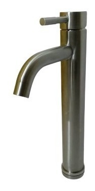 Llave Para Lavamanos Cromada Monomando Boxer Alta 30cm Gs