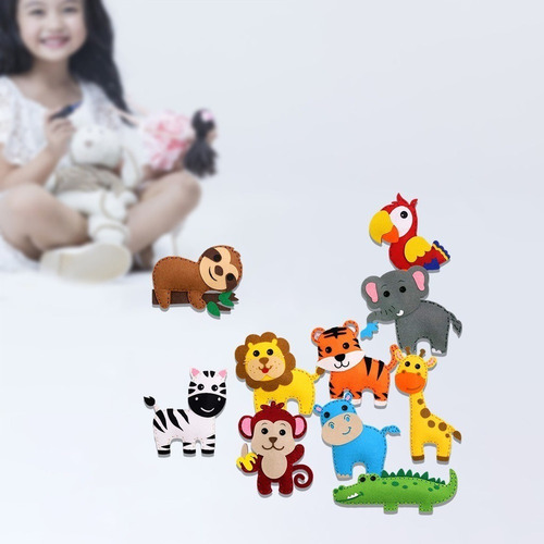 . Arte Coser Mini Animales Del Bosque Animales De La Selva