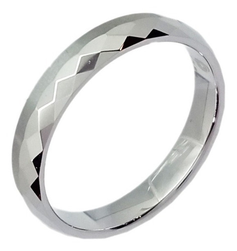 Anillo De Tungsteno Y Titanio - Modelo Niza - Vicenza Joyas