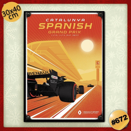 Pack De 3 Posters 30 X 40 Cm / Autos F1 Ferrari Hamilton