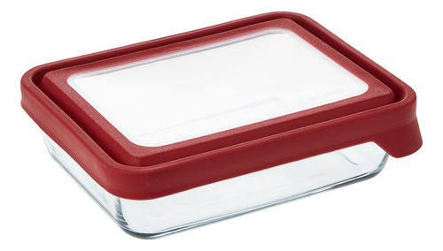 Recipiente De Vidrio Para Almacenar Alimentos 6 Tazas Cereza
