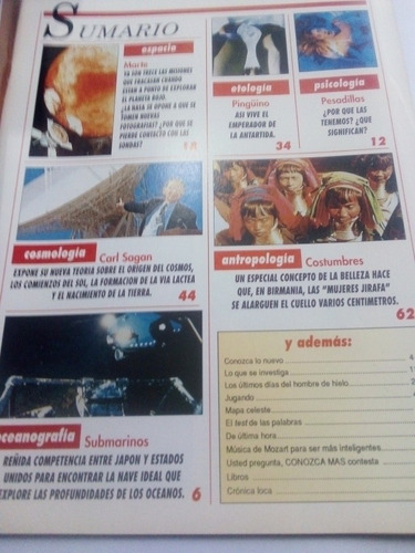 Imagen 2 de 4 de Revista Conozca Más Año 5 No. 2 Misiones A Marte