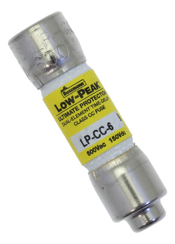 Bussman Fusible De Potencia Low Peak 6 Amps Lp-cc-6