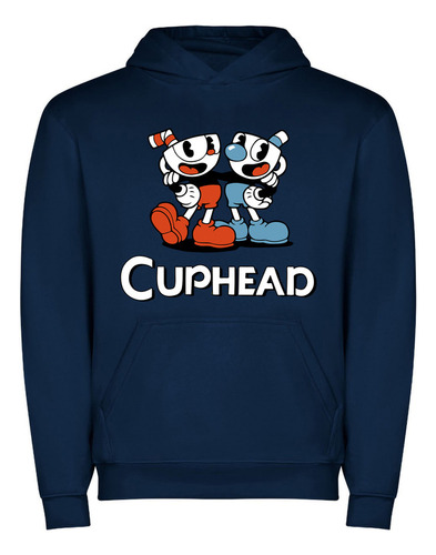 Poleron Con Capucha Y Bolsillo Niño Cuphead Juego Exclusivo