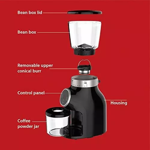 Wirsh Conical Burr Coffee Grinder-coffee Grinder With Stain