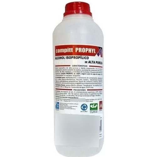 Compitt Prophyl Alcohol Isopropilico Delta 1 Litro.
