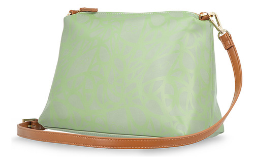Bolsa Tote Cloe Llalnira Grande Color Verde