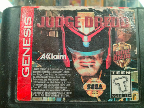 Judge Dredd Sega Genesis (Usado)