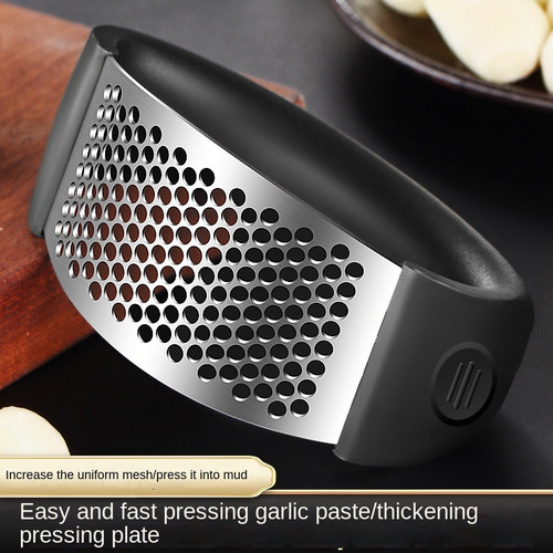 Espremedor Amassador Triturador De Alho Inox Manual Cozinha