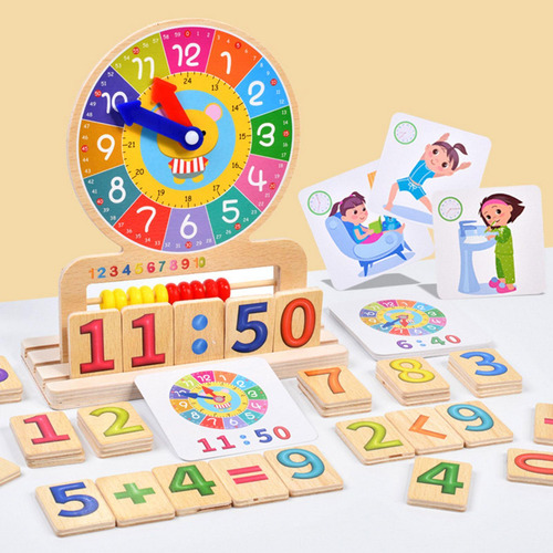 Reloj De Aprendizaje, Reloj Educativo Para Niños, Material