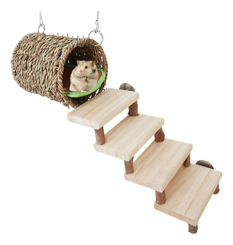 Casa Escondite Para Hámster, Jaula De Animal Pequeño,