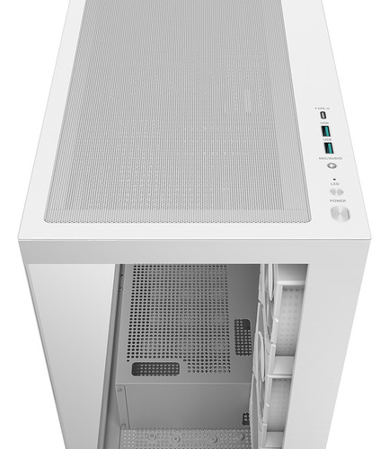 Case Deepcool Cg580 4f, V/templado Argb White