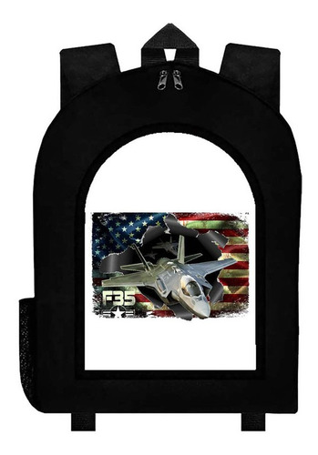 Mochila Negra Fuerza Aerea Art#ar87