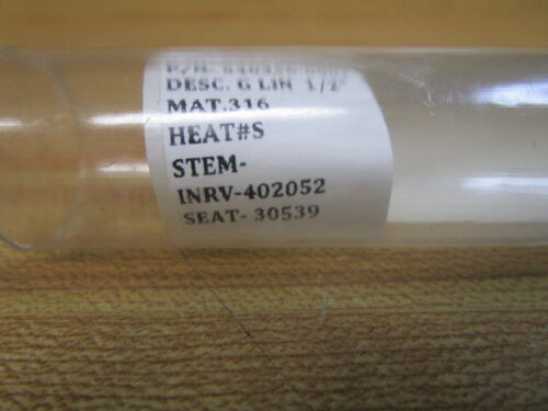 Research 540316-0001 Reco Valves Seat & Trim 5403160001 Yyj