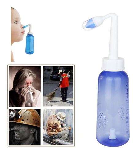 2×bote Lavado Nasal D, 500 Ml, Botella Limpiadora Nariz,