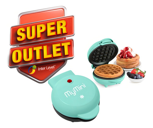 Outlet Máquina Compacta Para Waffle Maker My Mini