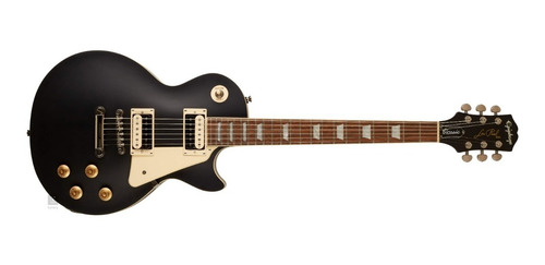 Imagem 3 de 7 de Guitarra EpiPhone Les Paul Classic Worn Ebony By Gibson