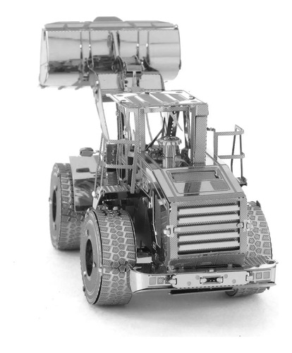 El Rompecabezas 3d Metal Tractor Bulldozer Cat Puzzle Diy R