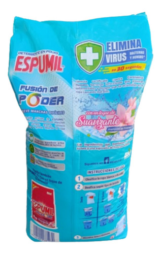 Detergente Espumil Polvo Explosión De Frescura 9 Kg