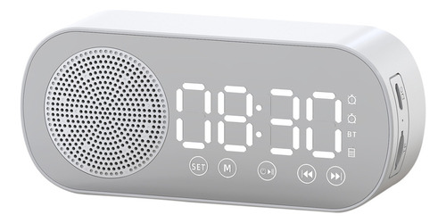 Reloj Despertador Inteligente Con Audio Bluetooth E Z7, De R