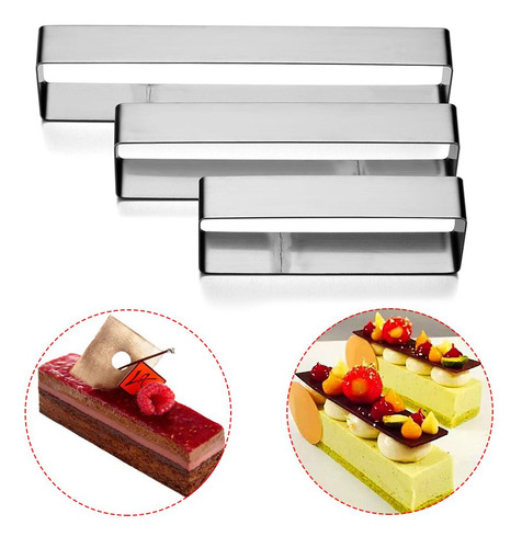 Molde Para Hacer Mousse Para Hornear Galletas, Tartas, Acero